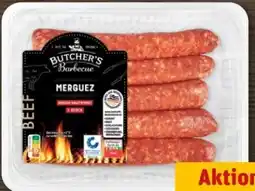 REWE Center Butcher’s Barbecue Merguez Rinder-Bratwurst Angebot