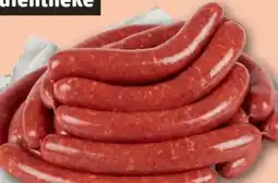 REWE Center Fleisch Schwamm Merguez Rind & Lamm Bauernbratwurst Angebot