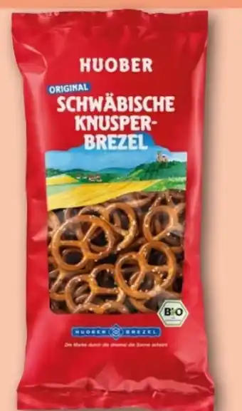 REWE Center Huober Brezel Original Schwäbische Bio Knusper-Brezel Angebot
