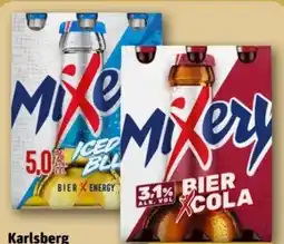 REWE Center Karlsberg MiXery Bier + Cola X Angebot