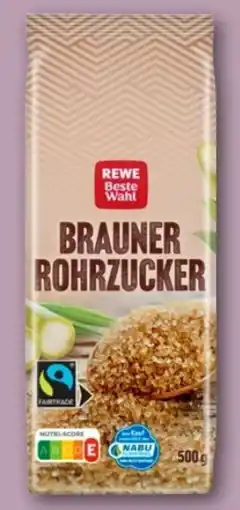 REWE Center Rewe Beste Wahl Brauner Rohrzucker Angebot