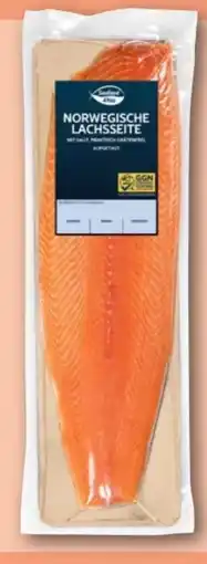 REWE Center Seafood 4You Norwegische Lachsseite Angebot