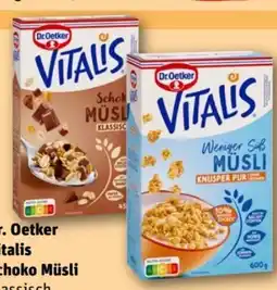 REWE Center Dr. Oetker Vitalis Schoko Müsli Angebot