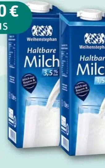 REWE Weihenstephan Haltbare Milch Angebot