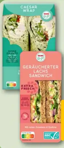 REWE Rewe to go Wrap Caesar Hähnchen Angebot