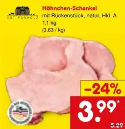 Netto Marken-Discount Gut Ponholz Hähnchen-Schenkel Angebot