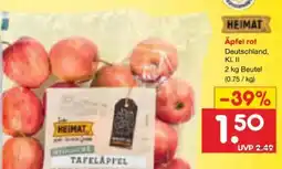 Netto Marken-Discount Heimat Äpfel Angebot