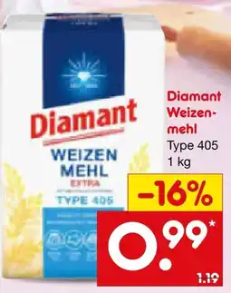 Netto Marken-Discount Diamant Weizenmehl Extra Angebot