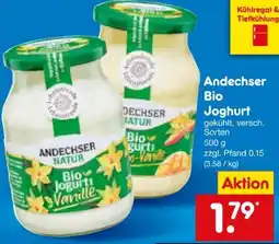 Netto Marken-Discount Andechser Natur Bio-Joghurt Angebot