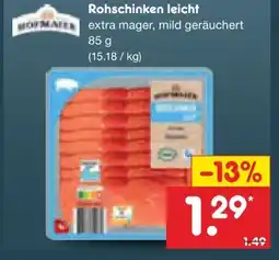 Netto Marken-Discount Hofmaier Rohschinken Angebot