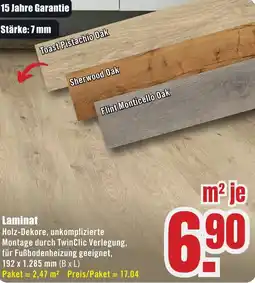 B1 Discount Baumarkt Laminat Angebot