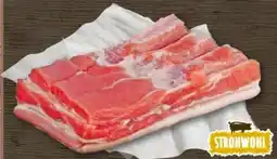 REWE Strohwohl Schweinebauch Angebot