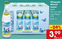 Netto Marken-Discount Witaquelle Mineralwasser Angebot