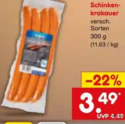 Netto Marken-Discount Schinkenkrakauer Angebot