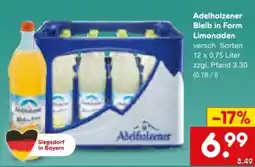 Netto Marken-Discount Adelholzener Bleib in Form Limonaden Angebot