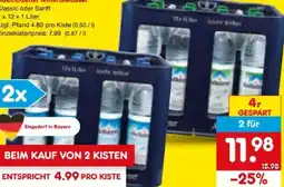 Netto Marken-Discount Adelholzener Mineralwasser Angebot