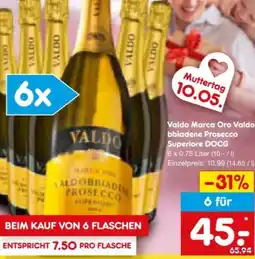 Netto Marken-Discount Valdo Valdobbiadene Prosecco Superiore Marca Oro Angebot