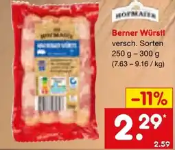 Netto Marken-Discount Hofmaier Berner Würstl Angebot