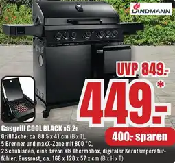B1 Discount Baumarkt LANDMANN Gasgrill COOL BLACK 5.2 Angebot