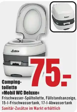 B1 Discount Baumarkt Enders Campingtoilette Mobil WC Deluxe Angebot