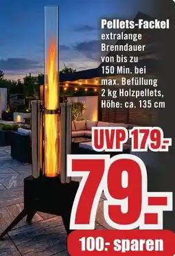 B1 Discount Baumarkt Pellets-Fackel Angebot