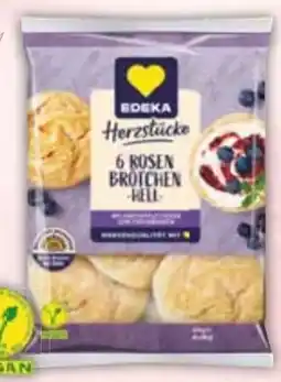 E-Center Edeka Herzstücke 6 Rosenbrötchen Vegan Angebot