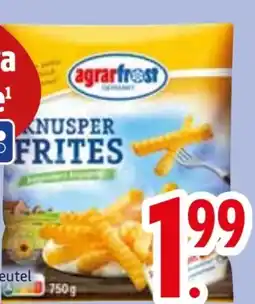 Edeka Agrarfrost Back Frites Angebot