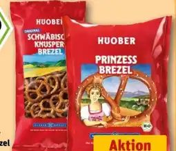 REWE Center Huober Brezel Original Schwäbische Bio Knusper-Brezel Angebot
