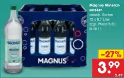 Netto Marken-Discount Magnus Mineralwasser Angebot