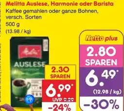 Netto Marken-Discount Melitta Auslese Klassisch Angebot