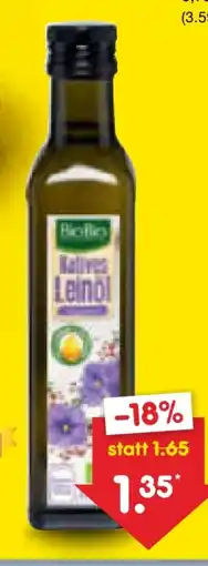 Netto Marken-Discount BioBio Bio Natives Leinöl Angebot