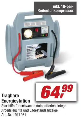 toom Baumarkt Tragbare Energiestation Angebot