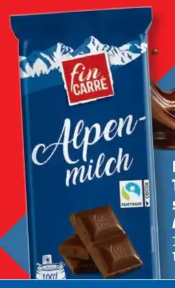 Lidl Fin Carre Tafelschokolade Alpenmilch Angebot