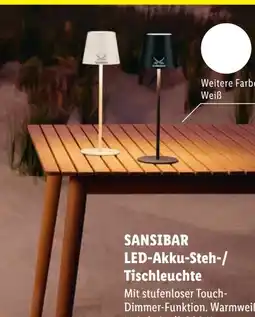 Lidl Sansibar LED-Akku-Stehleuchte Angebot