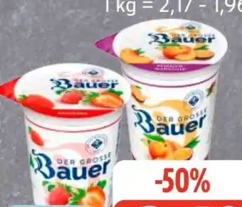 Edeka Frischemarkt Bauer Fruchtjoghurt Angebot