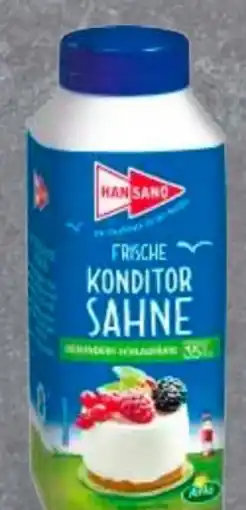 Edeka Hansano Frische Konditor-Sahne Angebot