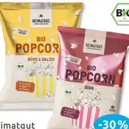 Budni Heimatgut Bio-Popcorn Süss Vegan Angebot