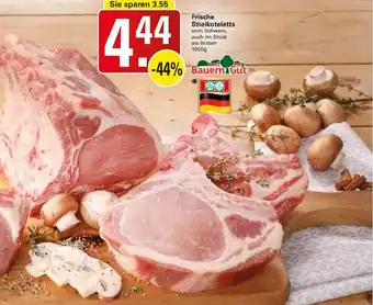 WEZ Bauern Gut Frische Stielkoteletts 1000g Angebot