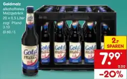 Netto Marken-Discount Goldmalz Alkoholfreies Malzgetränk Angebot