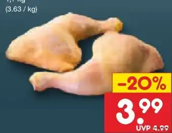 Netto Marken-Discount Maishähnchenschenkel Angebot