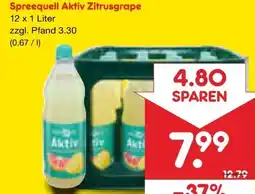 Netto Marken-Discount Spreequell Aktiv Zitrusgrape Angebot