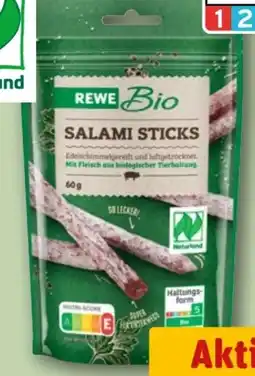 REWE Rewe Bio Salami Stick Angebot