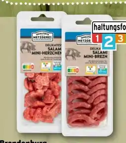 REWE Metzgerei Wilhelm Brandenburg Salami-Mini-Herzchen Angebot