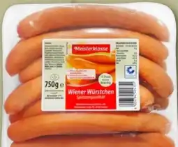 REWE Meisterklasse Wiener Würstchen Angebot