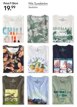 Peek & Cloppenburg Hamburg Nils Sundström Print-T-Shirt Angebot