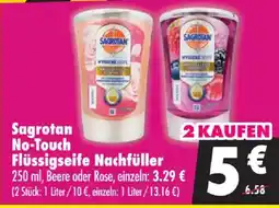 Mäc Geiz Sagrotan No-Touch Flüssigseife Nachfüller Angebot