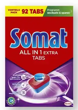 Scheck-in-Center Somat XXL Spülmaschinentabs Angebot