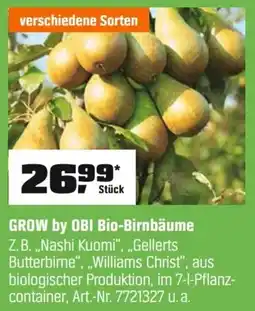 OBI GROW by OBI Bio-Birnbäume Angebot