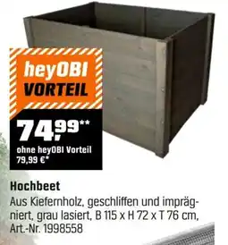 OBI Hochbeet Angebot