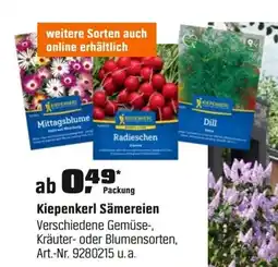 OBI Kiepenkerl Sämereien Angebot